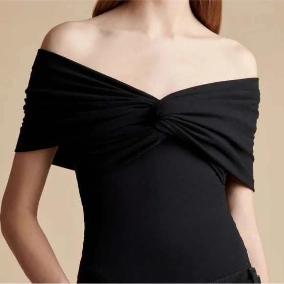 Khaite - The Cerise Bodysuit in‎ Black - Picture 7 of 13